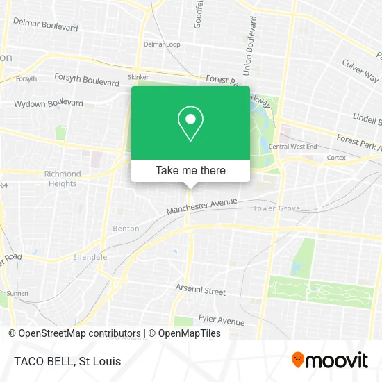 TACO BELL map