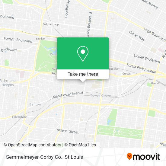 Semmelmeyer-Corby Co. map