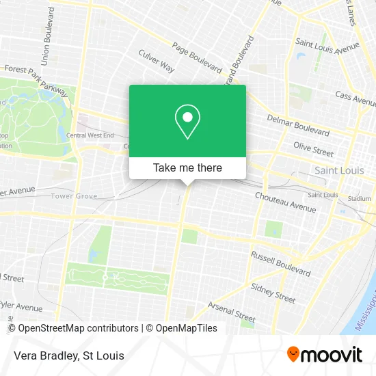 Vera Bradley map