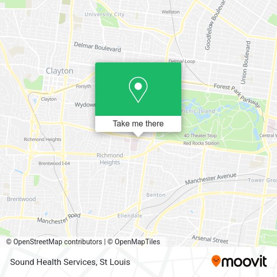 Sound Health Services map