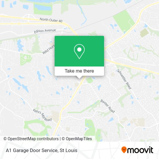 A1 Garage Door Service map