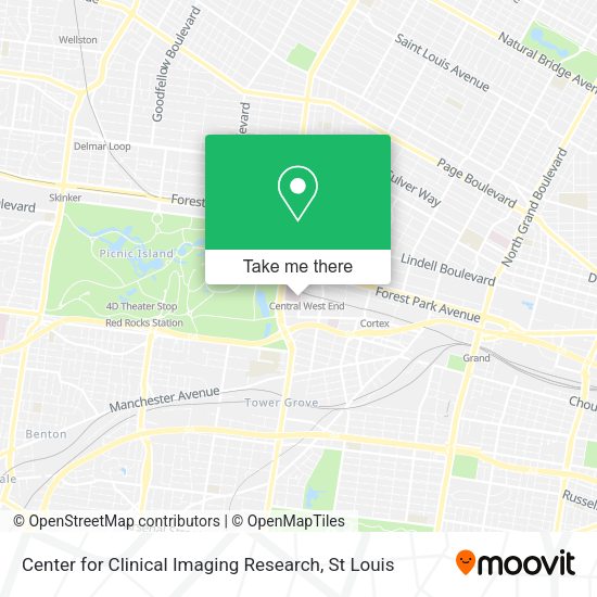 Center for Clinical Imaging Research map