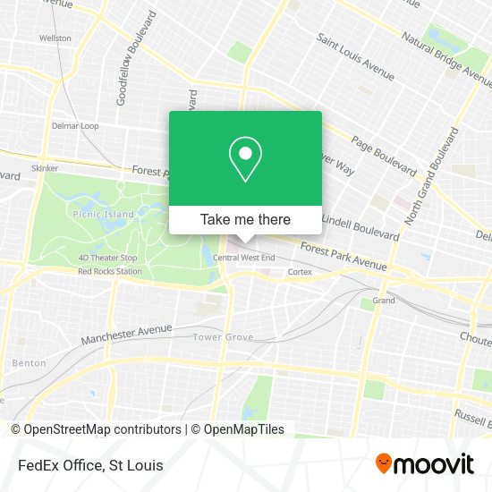 Mapa de FedEx Office