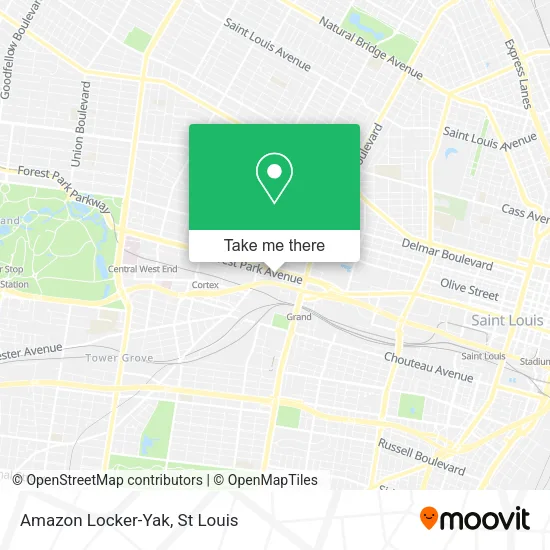 Amazon Locker-Yak map