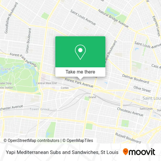 Mapa de Yapi Mediterranean Subs and Sandwiches