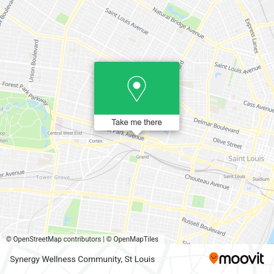 Synergy Wellness Community map