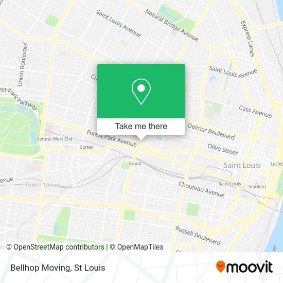 Mapa de Bellhop Moving