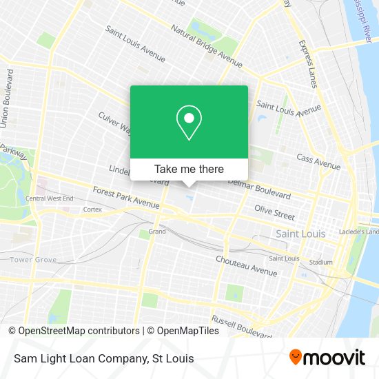 Sam Light Loan Company map