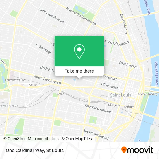 One Cardinal Way map