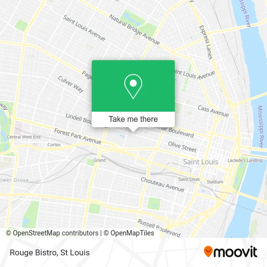 Rouge Bistro map