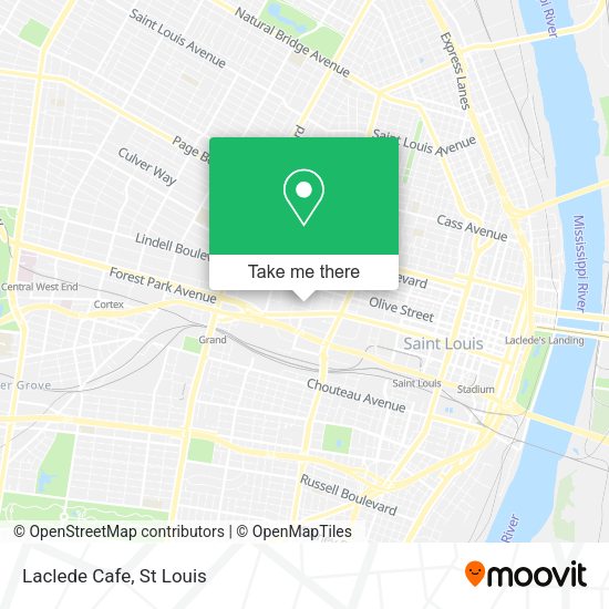 Mapa de Laclede Cafe