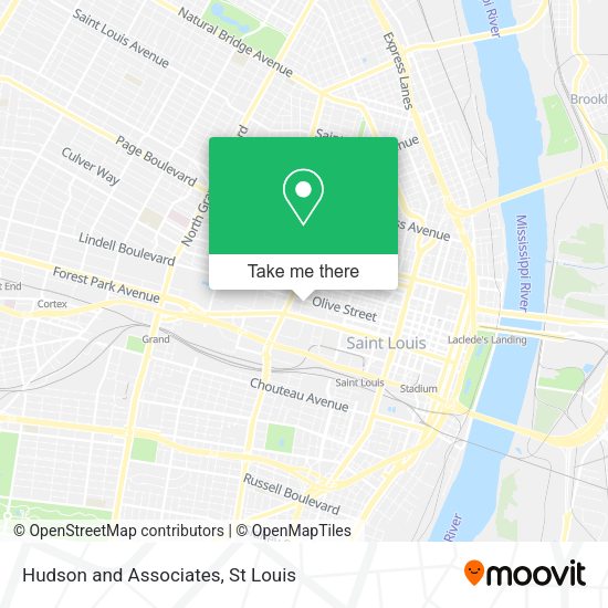 Mapa de Hudson and Associates