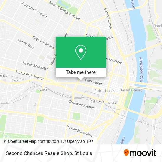Second Chances Resale Shop map