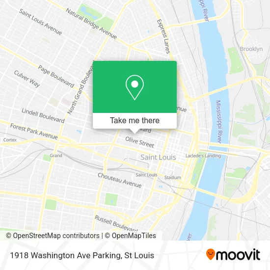 1918 Washington Ave Parking map