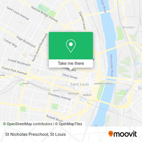 St Nicholas Preschool map