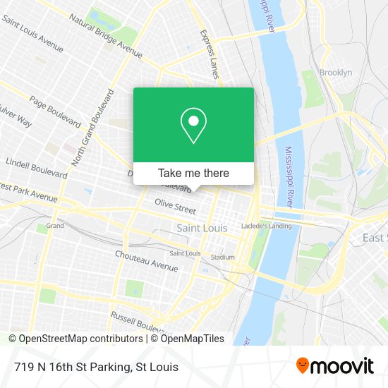 719 N 16th St Parking map