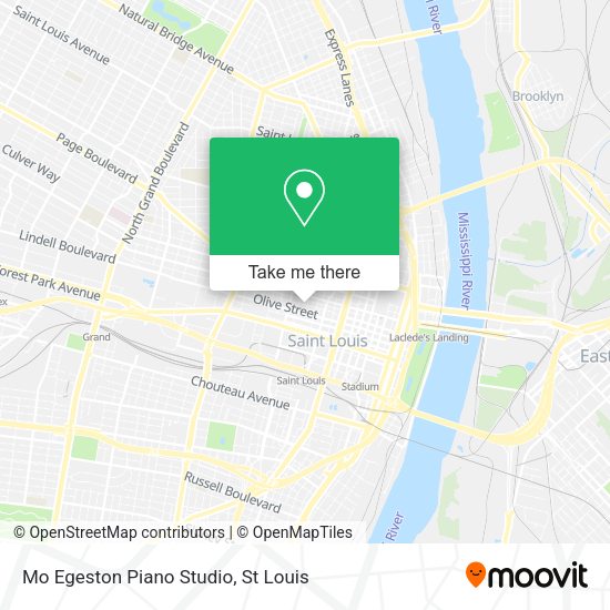 Mo Egeston Piano Studio map