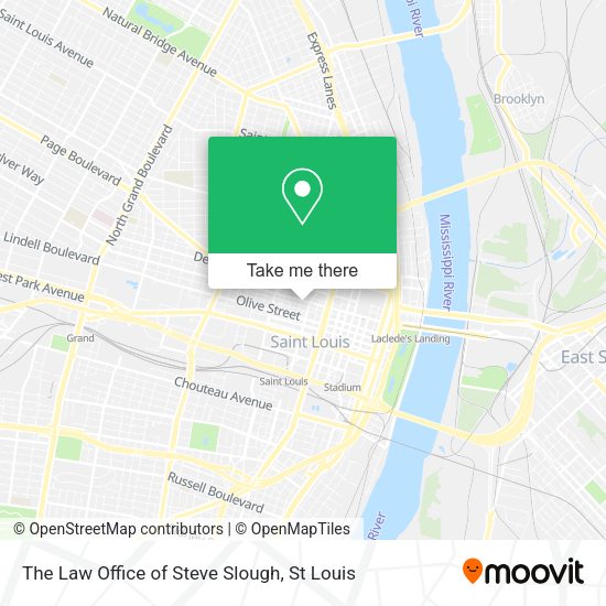 The Law Office of Steve Slough map
