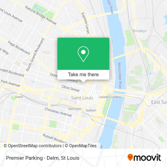 Mapa de Premier Parking - Delm