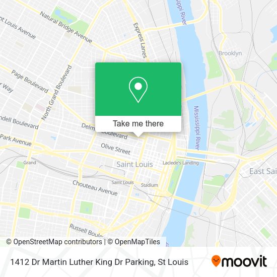 Mapa de 1412 Dr Martin Luther King Dr Parking