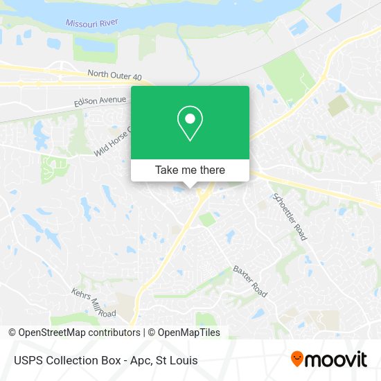 USPS Collection Box - Apc map