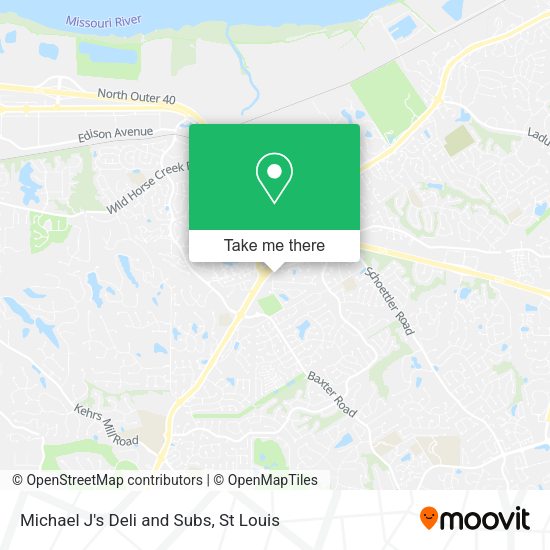 Michael J's Deli and Subs map