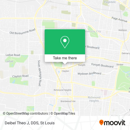 Mapa de Deibel Theo J, DDS