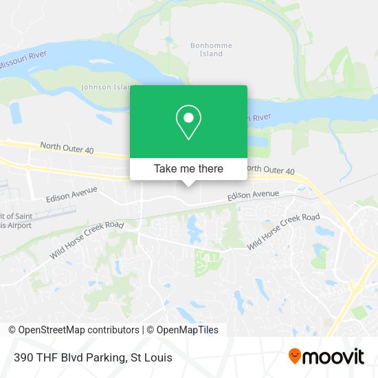 390 THF Blvd Parking map