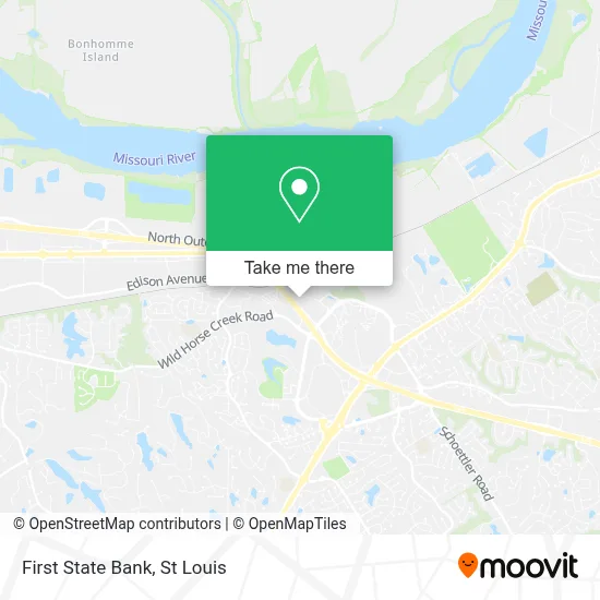 First State Bank map