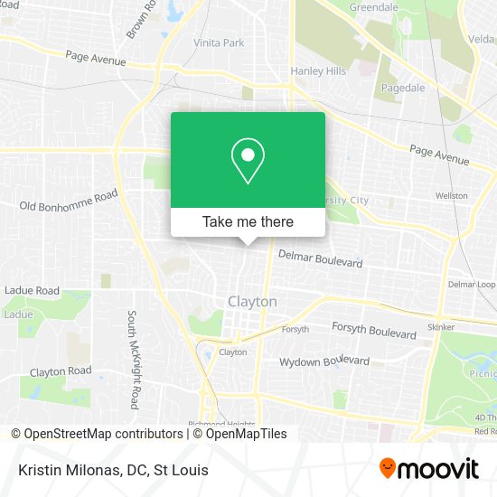 Kristin Milonas, DC map