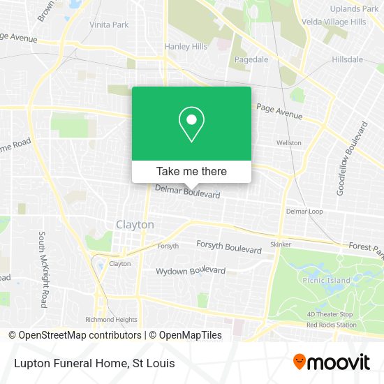 Mapa de Lupton Funeral Home