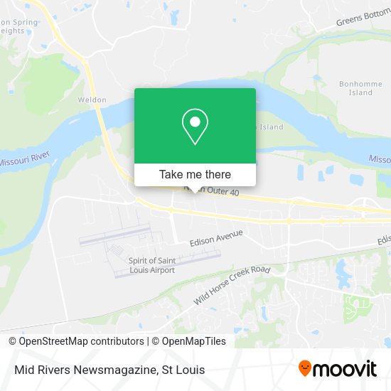 Mapa de Mid Rivers Newsmagazine