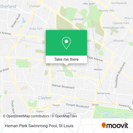 Heman Park Swimming Pool map