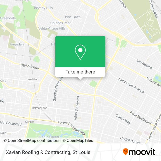 Xavian Roofing & Contracting map