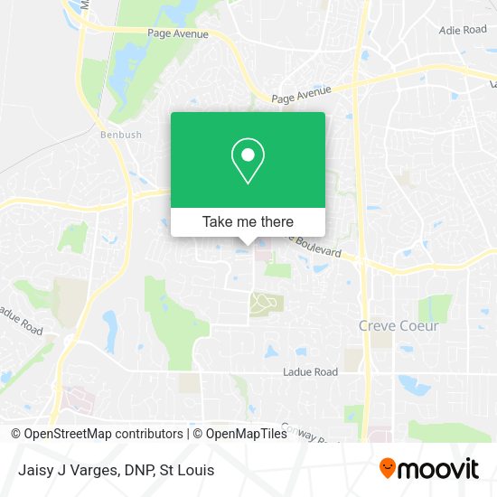 Jaisy J Varges, DNP map