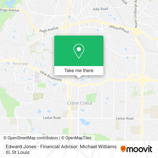 Edward Jones - Financial Advisor: Michael Williams III map