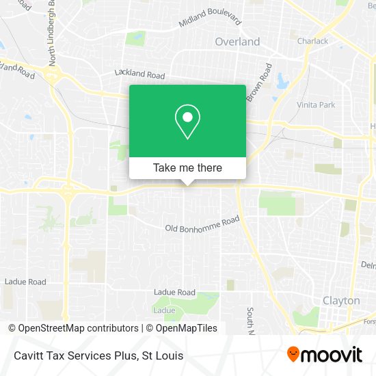 Mapa de Cavitt Tax Services Plus