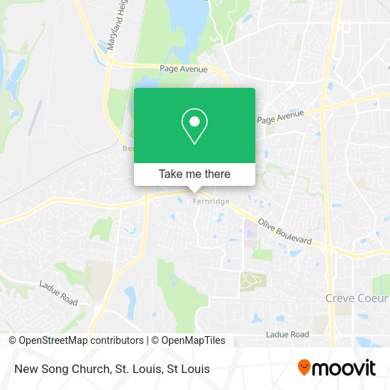 New Song Church, St. Louis map