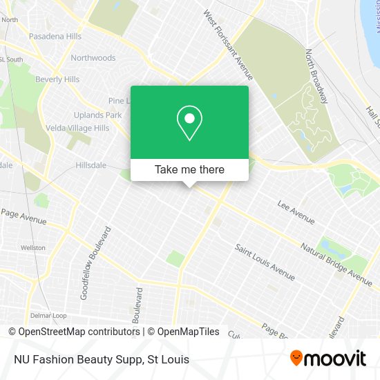 NU Fashion Beauty Supp map