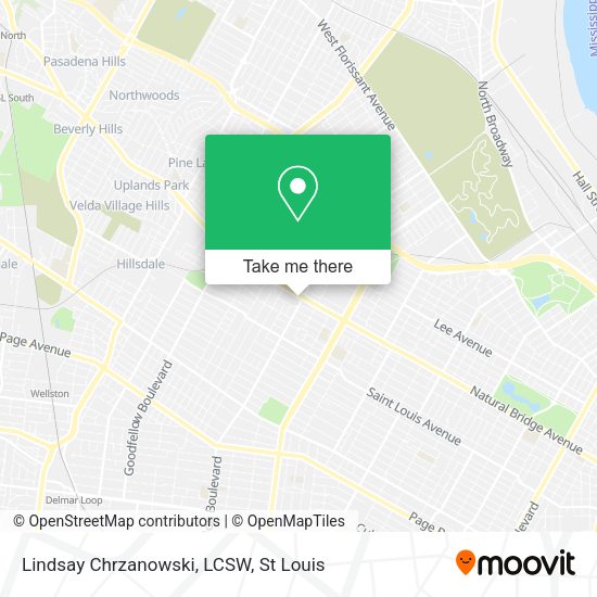 Lindsay Chrzanowski, LCSW map
