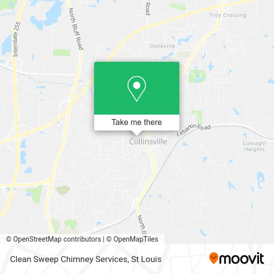 Clean Sweep Chimney Services map