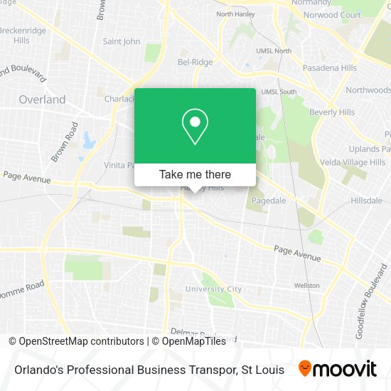 Mapa de Orlando's Professional Business Transpor
