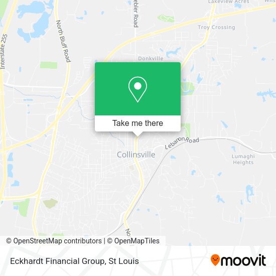 Eckhardt Financial Group map
