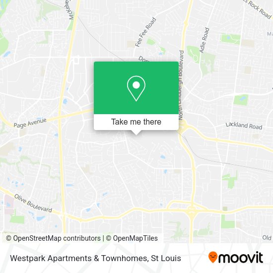 Westpark Apartments & Townhomes map