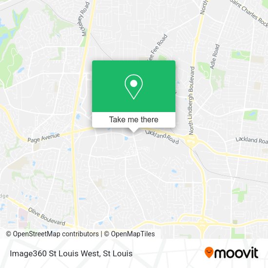 Image360 St Louis West map