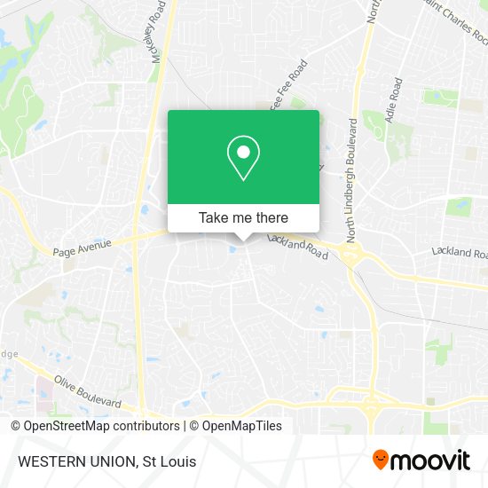 Mapa de WESTERN UNION