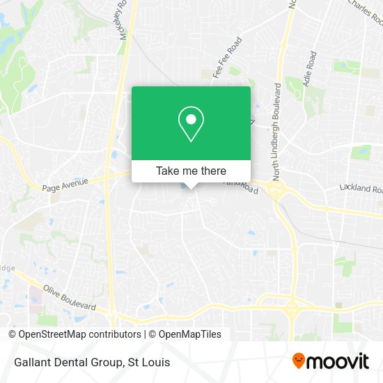 Mapa de Gallant Dental Group