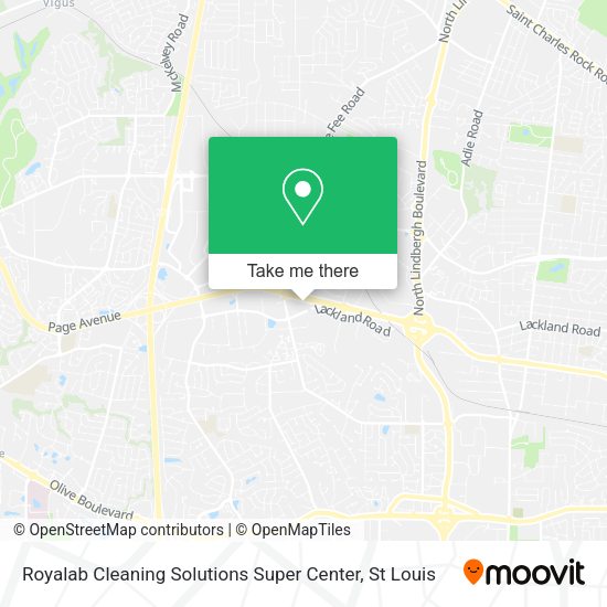 Mapa de Royalab Cleaning Solutions Super Center