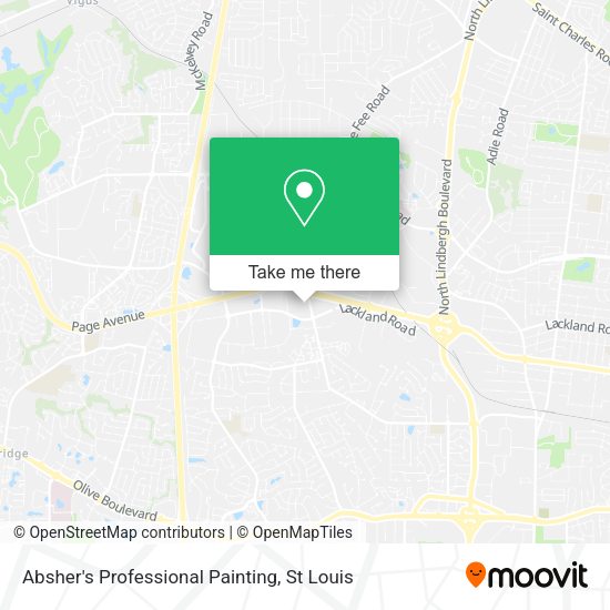 Absher's Professional Painting map