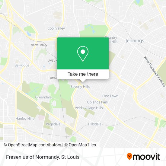 Fresenius of Normandy map